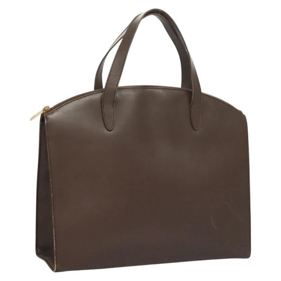 GUCCI Hand Bag Leather Brown Gold 000 1998 000 1998 - Picture 1 of 16
